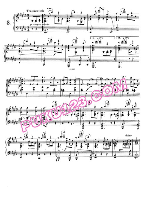 天天钢琴网-免费下载Zemlinsky - Laendliche Taenze Op.1