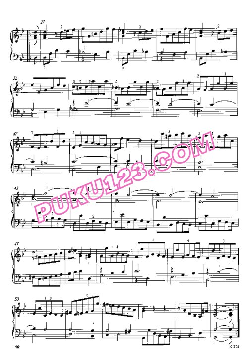 天天钢琴网-免费下载Zipoli - Suite in g Minor