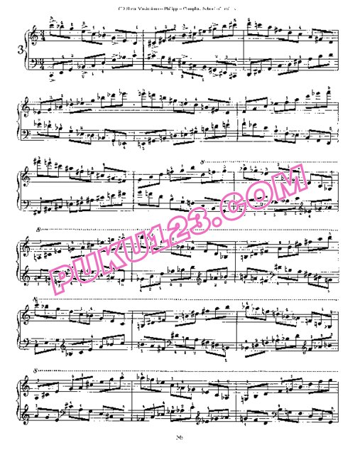 天天钢琴网-免费下载Philipp - Complete School of Technic for the Piano