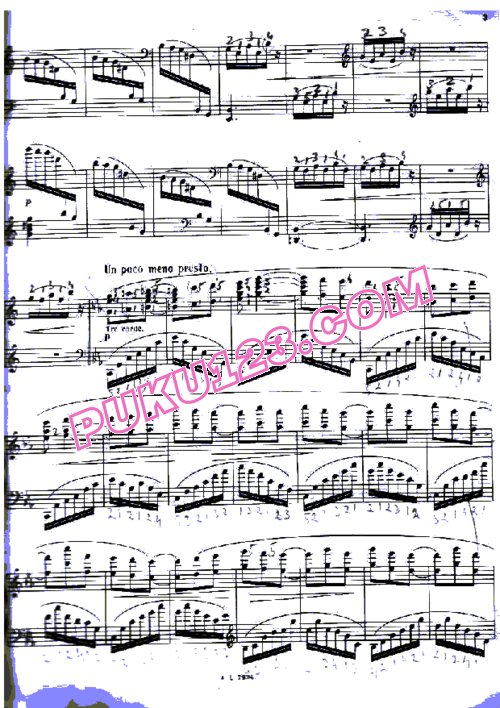 天天钢琴网-免费下载Pierne - Etude de Concert in c Minor Op.13