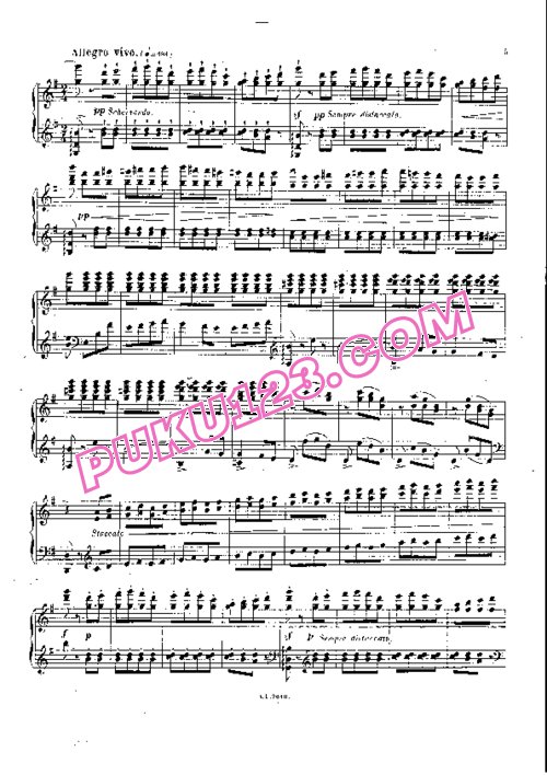 天天钢琴网-免费下载Pierne - Fantaisie Ballet Op.6 - Solo Piano