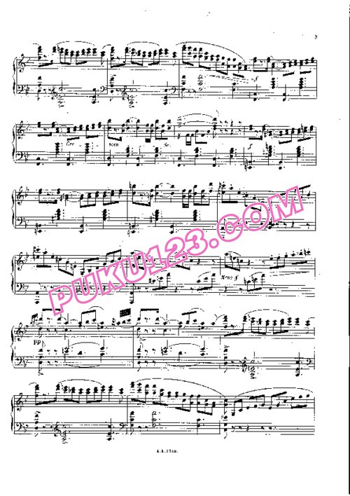 天天钢琴网-免费下载Pierne - Fantaisie Ballet Op.6 - Solo Piano