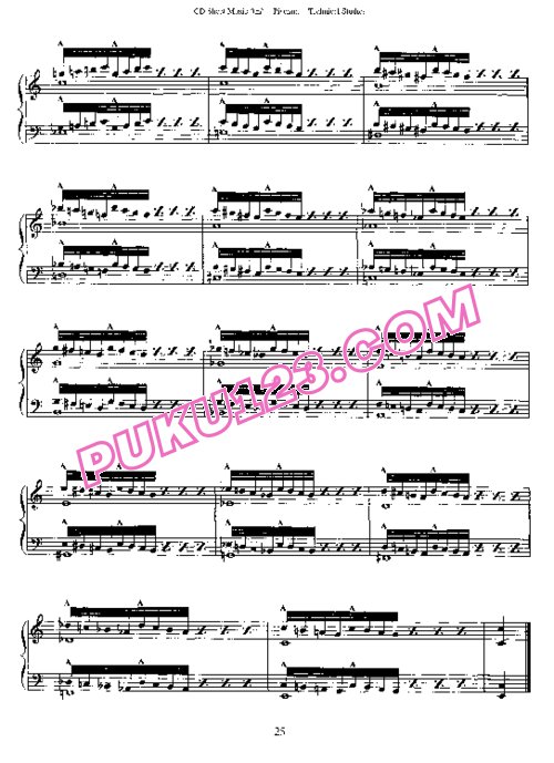 天天钢琴网-免费下载Pischna - Technical Studies 60 Progressive Exercises