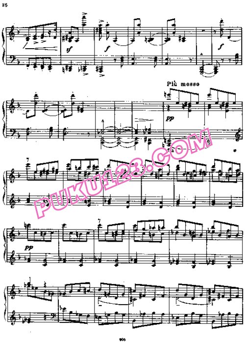 天天钢琴网-免费下载Prokofiev - Piano Sonata No.2 in d Minor Op.14