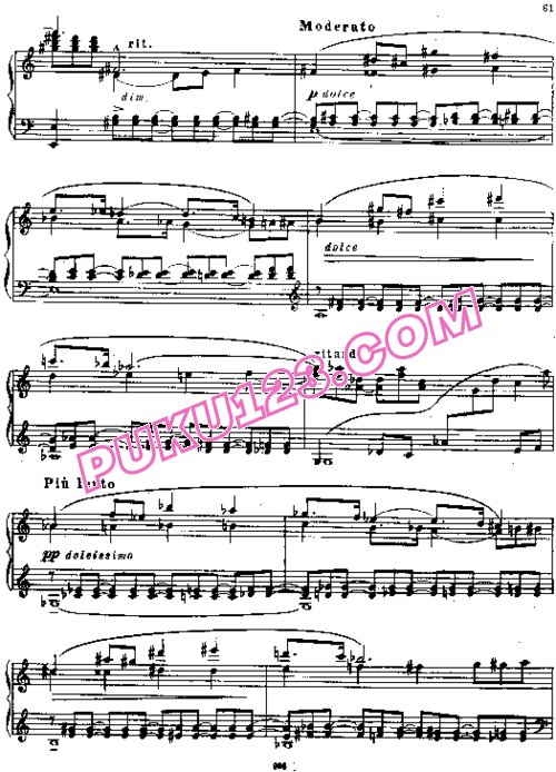 天天钢琴网-免费下载Prokofiev - Piano Sonata No.3 in a Minor Op.28