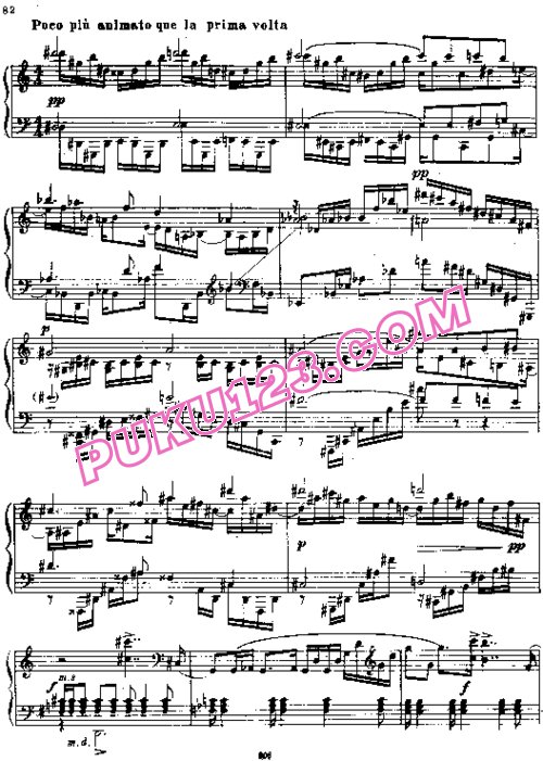 天天钢琴网-免费下载Prokofiev - Piano Sonata No.4 in c Minor Op.29