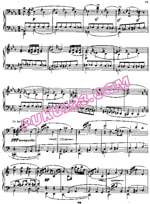 天天钢琴网-免费下载Prokofiev - Piano Sonata No.4 in c Minor Op.29