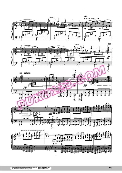 天天钢琴网-免费下载Prokofiev - Sarkasm Op.17