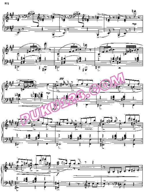 天天钢琴网-免费下载Prokofiev - 4 Pieces Op.32