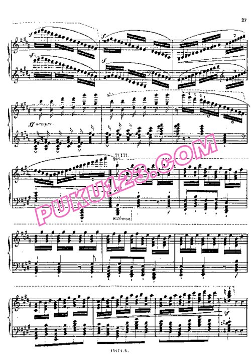 天天钢琴网-免费下载Alkan - 12 Etudes in Minor Keys Op.39, No. 08-3