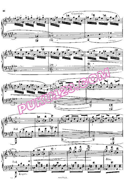 天天钢琴网-免费下载Alkan - 12 Etudes in Minor Keys Op.39, No. 08-4