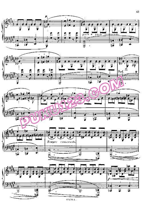 天天钢琴网-免费下载Alkan - 12 Etudes in Minor Keys Op.39, No. 08-4