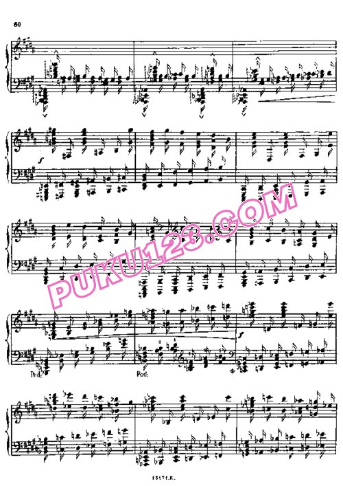 天天钢琴网-免费下载Alkan - 12 Etudes in Minor Keys Op.39, No. 08-5
