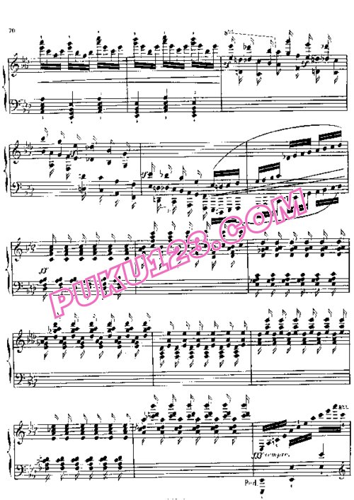 天天钢琴网-免费下载Alkan - 12 Etudes in Minor Keys Op.39, No. 08-6