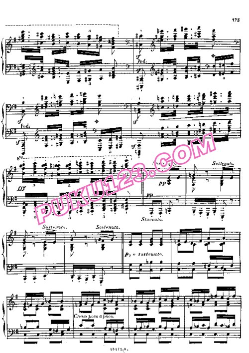 天天钢琴网-免费下载Alkan - 12 Etudes in Minor Keys Op.39, No. 12-3