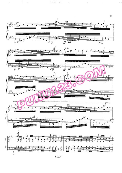 天天钢琴网-免费下载Alkan - Trois Morceaux dans le genre Pathétique Op[1].15