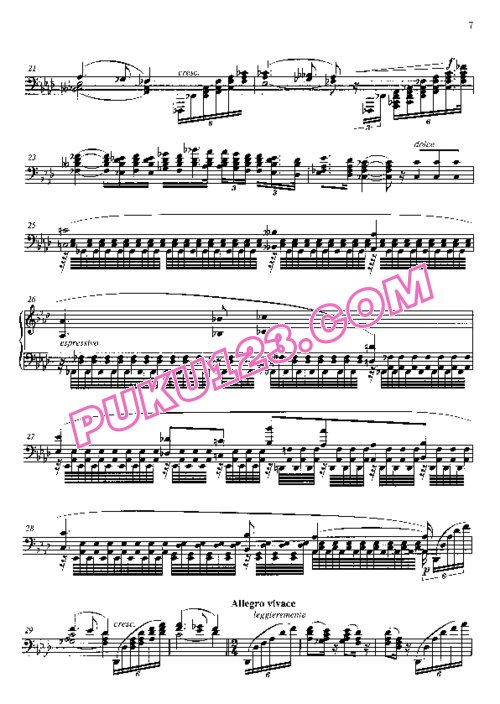 天天钢琴网-免费下载Alkan - Trois Grande Etudes, Op.76, No. 1