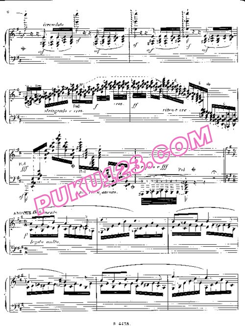 天天钢琴网-免费下载Alkan - Trois Grande Etudes, Op.76, No. 2