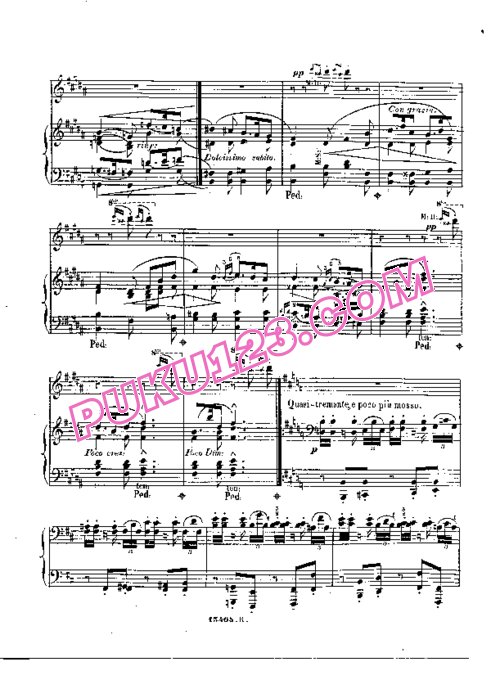 天天钢琴网-免费下载Alkan - Quatrieme Nocturne in B Major, Le Grillon Op[1].60bis