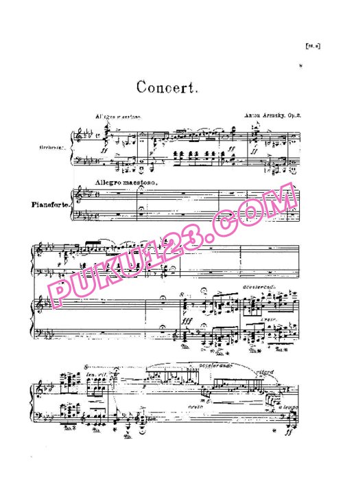 天天钢琴网-免费下载Arensky - Piano Concerto Op[1].2 双钢琴版.pdf