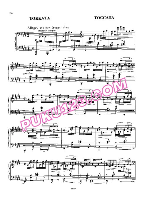 天天钢琴网-免费下载Balakirev - Toccata in c-Sharp Minor