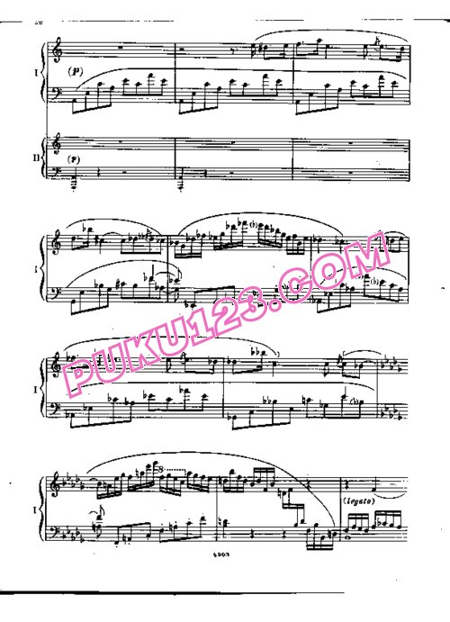 天天钢琴网-免费下载Balakirev - Piano Concerto No[1].1 Op.1 - 2 pianos 双钢琴版