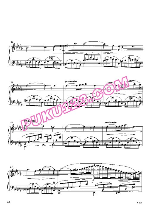 天天钢琴网-免费下载Balakirev - Nocturne No[1].1 in b-flat Minor (1898)