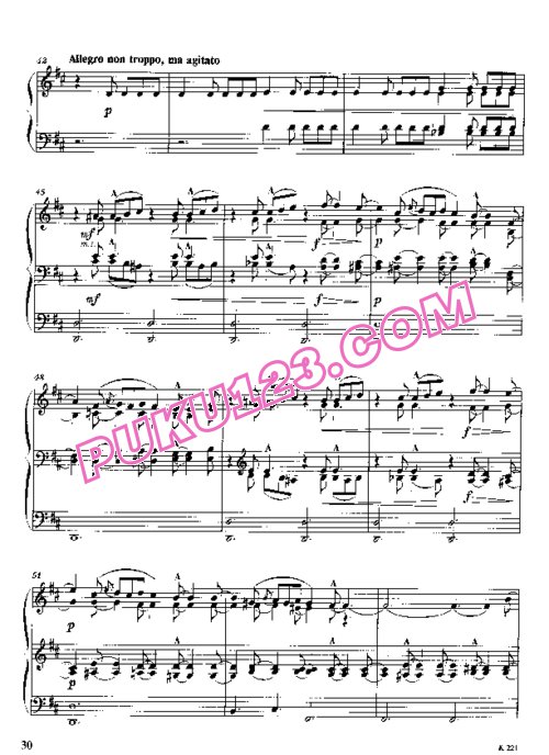 天天钢琴网-免费下载Balakirev - Nocturne No[1].1 in b-flat Minor (1898)