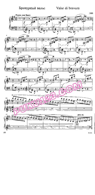 天天钢琴网-免费下载Balakirev - Waltz No[1].1 in G Major, Valse di Bravura