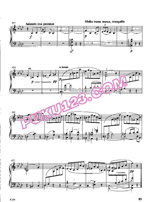 天天钢琴网-免费下载Balakirev - Waltz No[1].2 in f Minor, Valse Melancolique