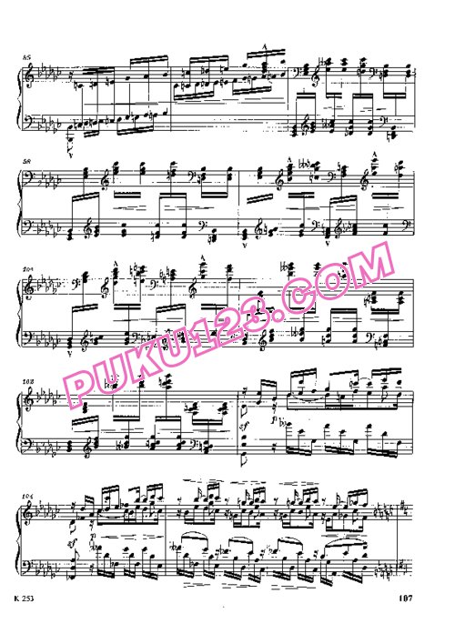 天天钢琴网-免费下载Balakirev - Impromptu on the Themes of Two Preludes by Chopin