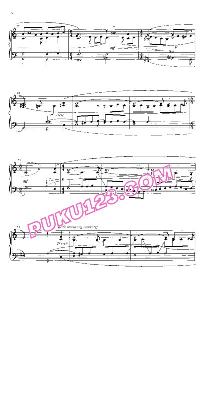 天天钢琴网-免费下载Barber - Adagio for strings Op[1].11 - piano 钢琴独奏版