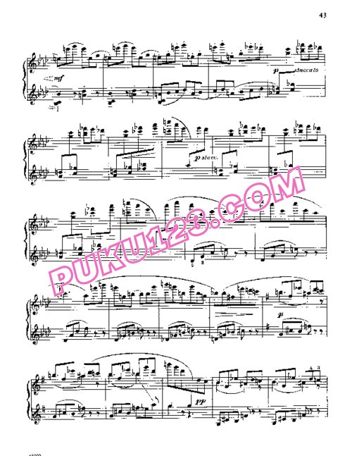 天天钢琴网-免费下载Barber - Sonata for Piano Op[1].26