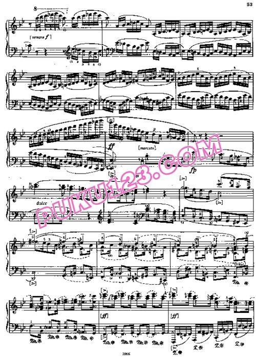 天天钢琴网-免费下载Beethoven - Piano Concert no[1].2 Op.19 - 2 pianos