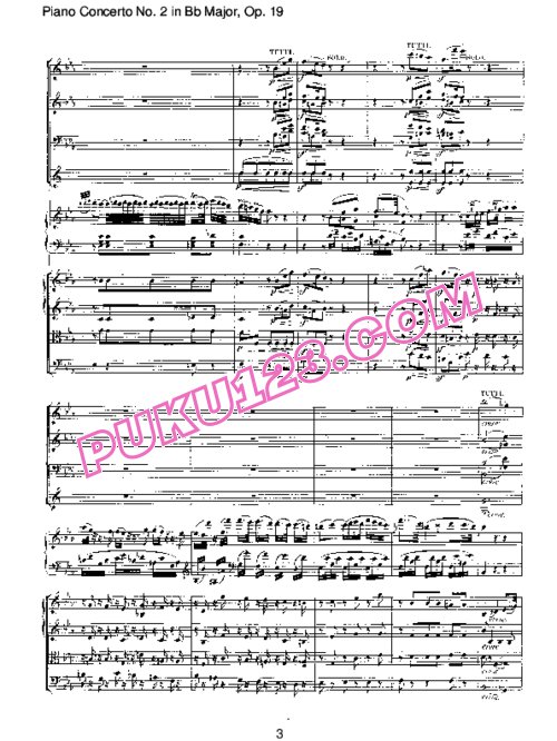 天天钢琴网-免费下载Piano Concerto no 2 op 19 - Part 2