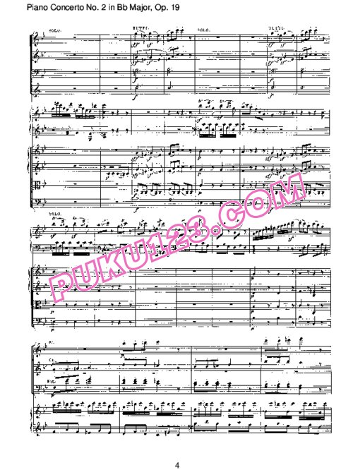 天天钢琴网-免费下载Piano Concerto no 2 op 19 - Part 3