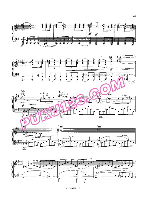 天天钢琴网-免费下载Beethoven - Brahms - 2 Cadenzas to Piano Concerto No.4 Op.58