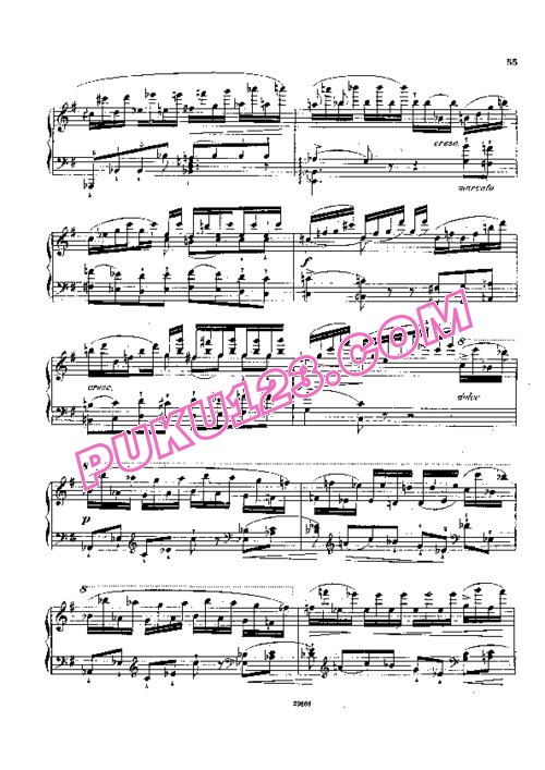 天天钢琴网-免费下载Beethoven - Bulow - 2 Cadenzas to Piano Concerto No.4 Op.58