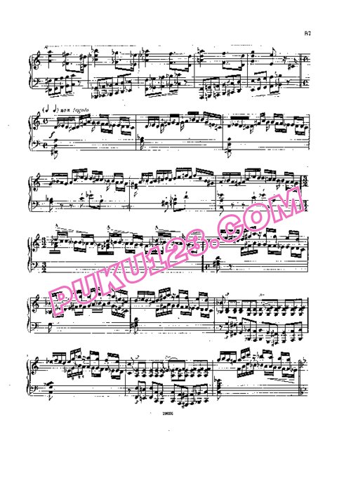 天天钢琴网-免费下载Beethoven - Busoni - 2 Cadenzas to Piano Concerto No.4 Op.58