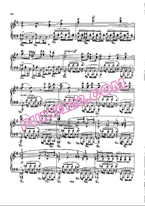 天天钢琴网-免费下载Beethoven - Godowsky - 2 Cadenzas to Piano Concerto No.4 Op.58