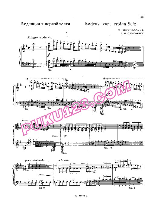 天天钢琴网-免费下载Beethoven - Michnovski - 2 Cadenzas to Piano Concerto No.4 Op.58