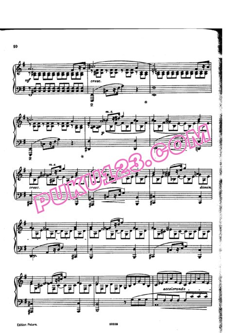 天天钢琴网-免费下载Beethoven - Schumann, Clara - 2 Cadenzas to Piano Concerto No.4 Op.58