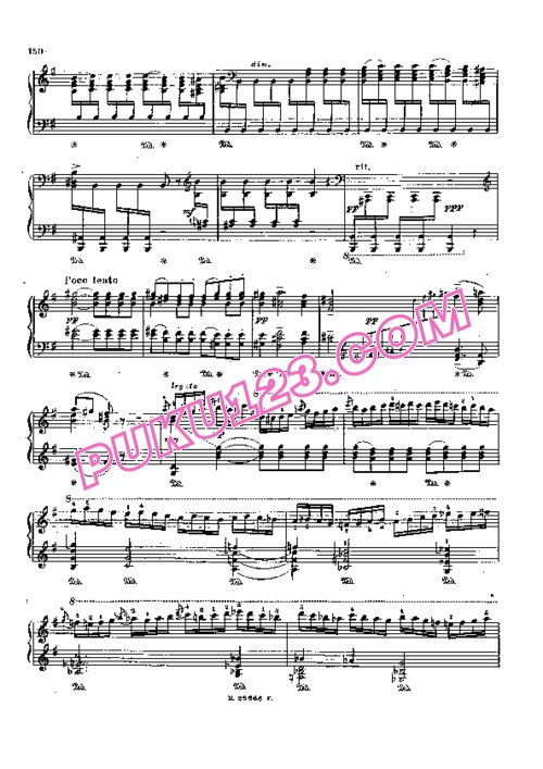天天钢琴网-免费下载Beethoven - Sorokin - 2 Cadenzas to Piano Concerto No.4 Op.58