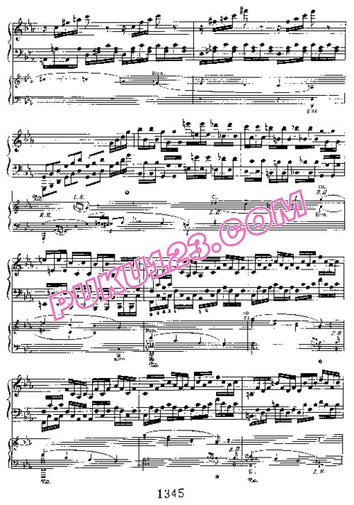 天天钢琴网-免费下载Beethoven - Piano Concert no[1].5 Op.73 - 2 Pianos