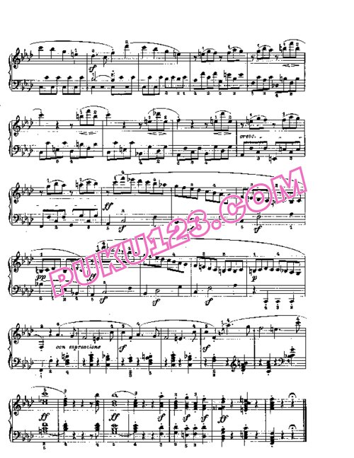 天天钢琴网-免费下载Beethoven - Piano Sonata in f-moll Op[1].2-1