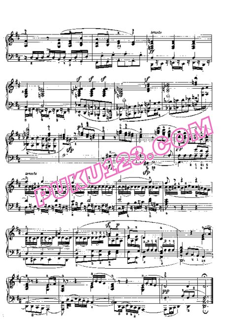 天天钢琴网-免费下载Beethoven - Piano Sonata in A-dur Op[1].2-2