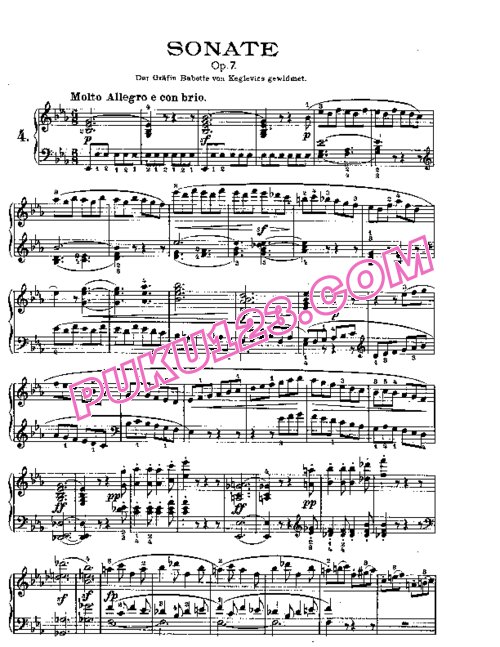 天天钢琴网-免费下载Beethoven - Piano Sonata in Es-dur Op[1].7
