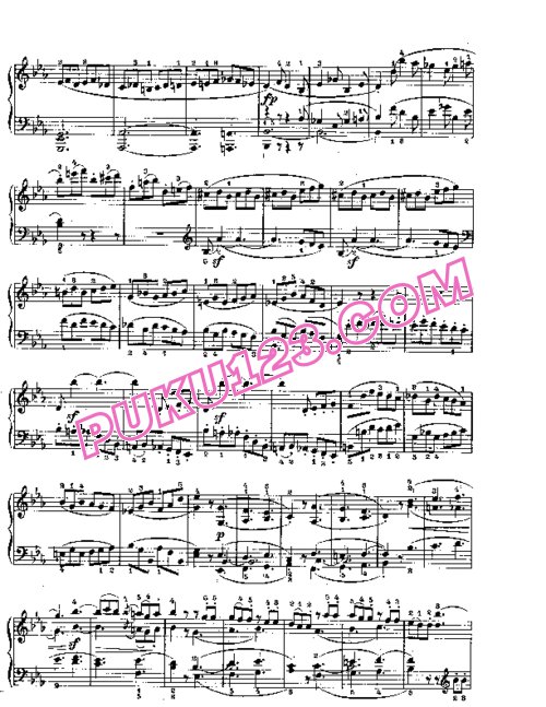 天天钢琴网-免费下载Beethoven - Piano Sonata in Es-dur Op[1].7