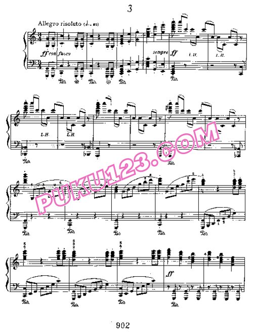 天天钢琴网-免费下载Beethoven - 3 German Dances WoO 42 3首钢琴独奏版选曲