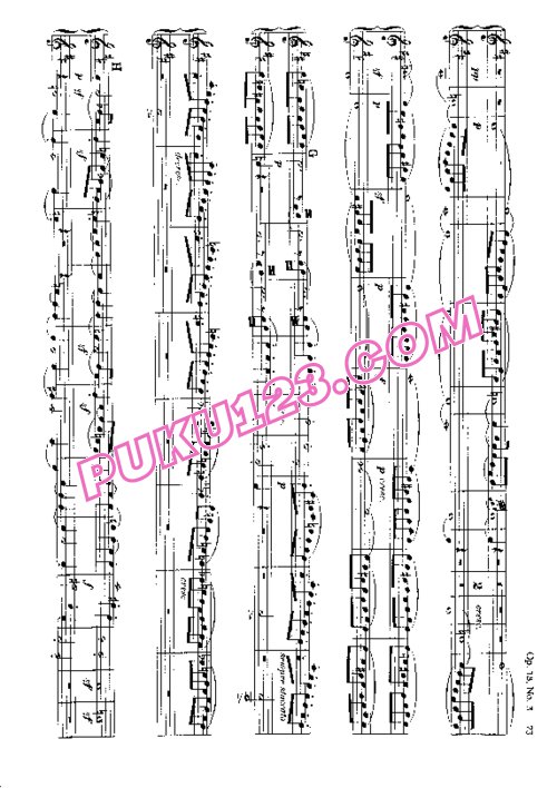 天天钢琴网-免费下载Beethoven - String Quartet No.3 in D Major Op.18-3 - 4 Hands